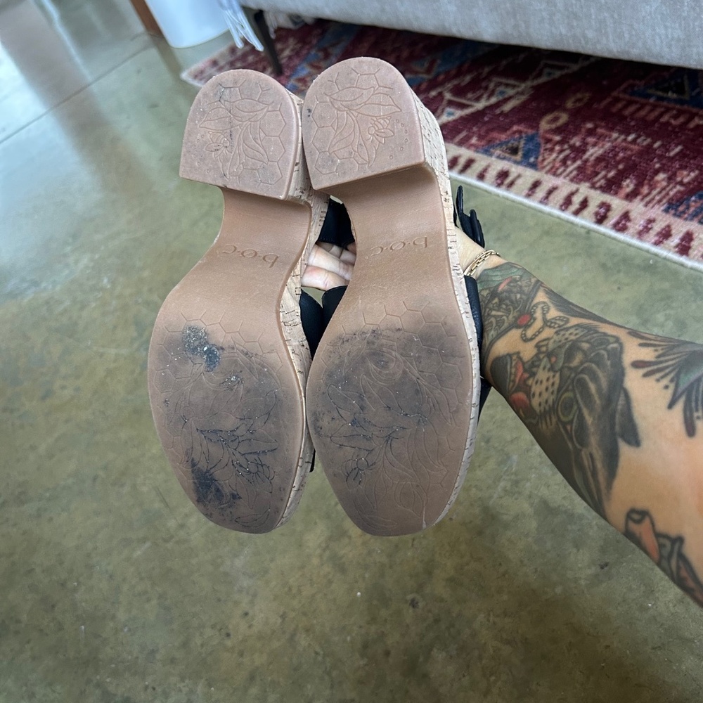 Block platform sandals - Picture 3 of 5